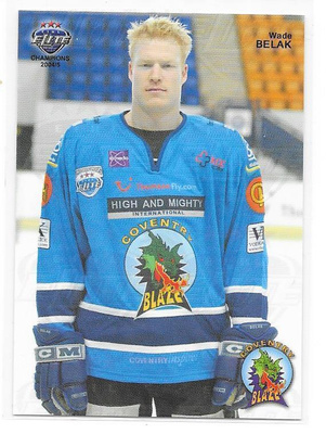 2004-05 Coventry Blaze TeamIssue #3 Wade Belak gooni