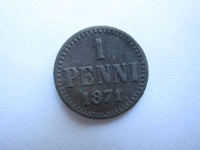 1 penni 1871