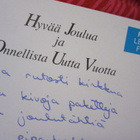 Marja-Liisa Pitkäranta Enkelit joulukortti - kulkenut - pikkukuva 2