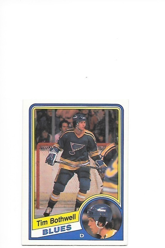 1984-85 OPC #182 Tim Bothwell St Louis Blues