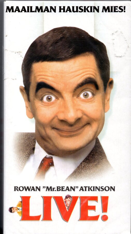 VHS: ROWAN "MR. BEAN" ATKINSON LIVE!  (AVAAMATON MUOVEISSA!)