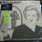 DISCHARGE - WARNING: HER MAJESTYS GOVERNMENT ... EX-/EX+ LP - pikkukuva 1