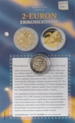 ITALIA 2€ 2008 IHMISOIKEUDET 60v. X-0448