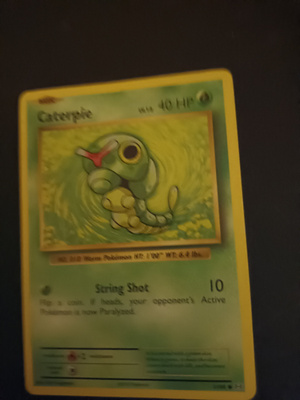 Caterpie #3 Pokemon Evolutions card