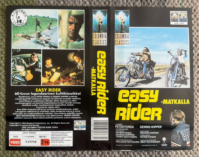 VHS KANSILEHTI : EASY RIDER - MATKALLA