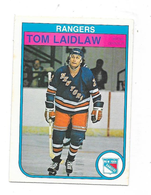 1982-83 OPC #227 Tom Laidlaw New York Rangers