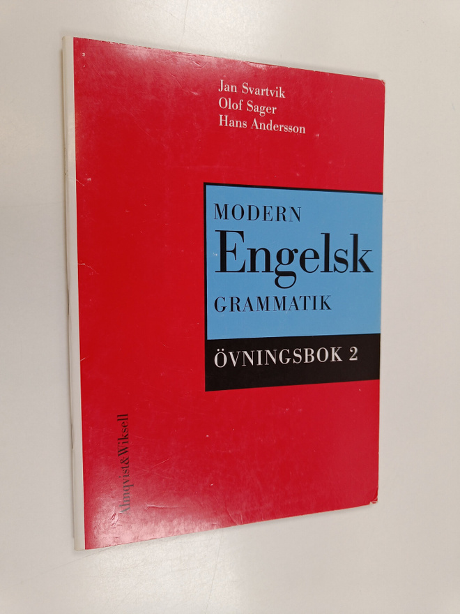 Jan Svartvik ym. : Modern Engelsk Grammatik : Övningsbok ...