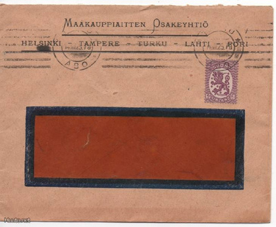 Firmakuori Turku Maakauppiaitten Oy 1925
