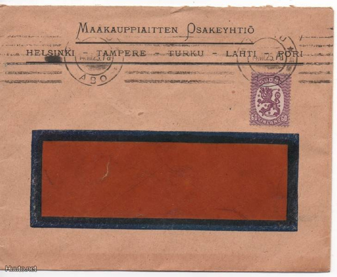 Firmakuori Turku Maakauppiaitten Oy 1925