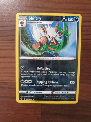 Pokemon Shiftry 097/203 Reverse holo rare