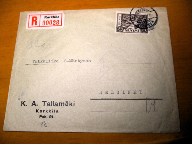 1947 Karkkila R liikekuori