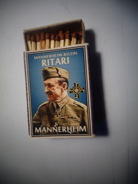 Tulitikkuaski Mannerheim-ristin ritari Mannerheim