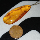 Iso Vintage meripihka baltic Amber riipus kaulakoru - pikkukuva 3