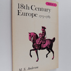 M. S. Anderson : 18th century Europe 1713-1789 - pikkukuva 1