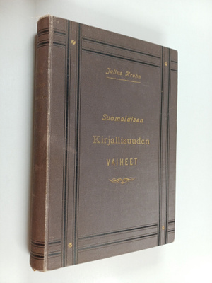 Julius Krohn : Suomalaisen kirjallisuuden vaiheet