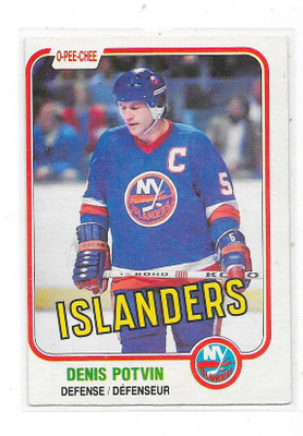 1981-82 OPC #199 Denis Potvin , New York Islanders
