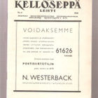 Kellomiesten kirja 3, 50-vuotisjulkaisu, sid. ns., 1956, K4 - pikkukuva 3