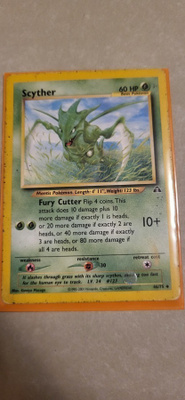 Scyther #46 Pokemon Neo Discovery card