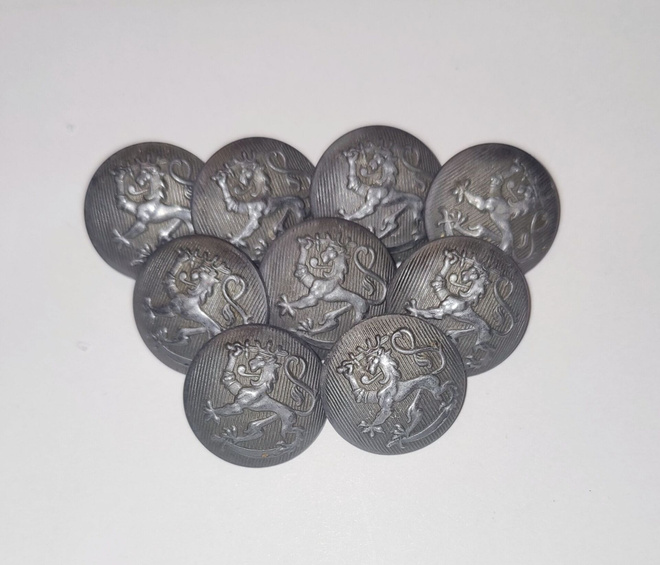 Leijonanappi 21mm sinkki/alumiini 9 kpl