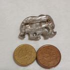Vintage Onni Norsu solki Elephant rintakoru rintaneula - pikkukuva 3