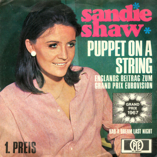 Sandie Shaw --- Puppet On A String 45 -1967- saksa painos