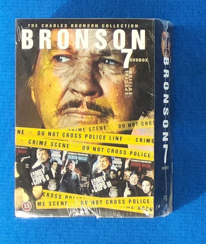 Bronson 7 DVD-Box 7 elokuvaa (uusi muoveissa)
