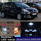 Renault Scenic III Sisätilan LED-sarja 16-osainen - pikkukuva 1