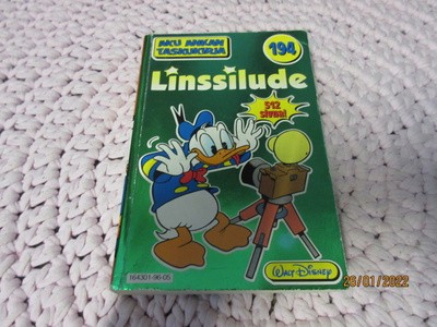Aku Ankan taskukirja 194 Linssilude. 512 sivua8
