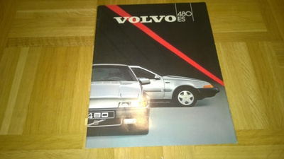 Esite Volvo 480 ES, 1986