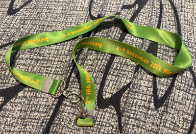 AVAINNAUHA / LANYARD - SECOND FIFA BROADCASTERS MEETING 2013