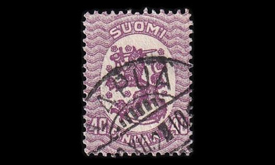 72 o M-17 40p lila Lapua (1917)