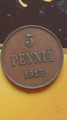 Suomi 5 penniä 1913