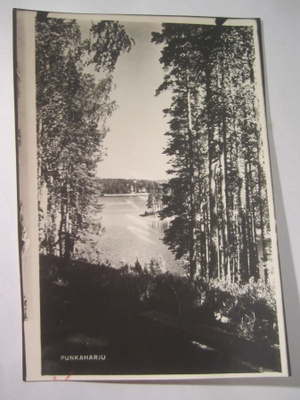 VANHA Valokuva Punkaharju 1930-l Kortin Alkup.Mallikappale