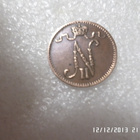 1 penni  1903   kulkematon   hieno  Iso kolmonen, - pikkukuva 4