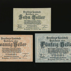Itävalta Notgeld 10, 20, 50 Heller, Bregenz 1919 - pikkukuva 1
