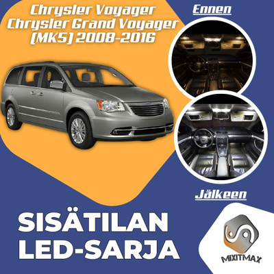 Chrysler Voyager (MK5) Sisätilan LED-sarja 12-os