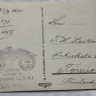 Tsekin tasavalta 1937 Liberec Reichenberg, filatelia lähetys - pikkukuva 2