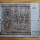 Sota-ajan seteli 50 markkaa 1945 Suomen pankki - pikkukuva 2