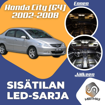 Honda City (G4) Sisätilan LED-sarja 6-osainen