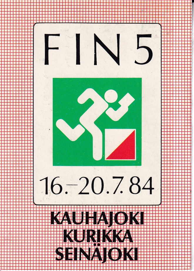 FIN 5, Suunnistus 16.-20.7. -84. e259