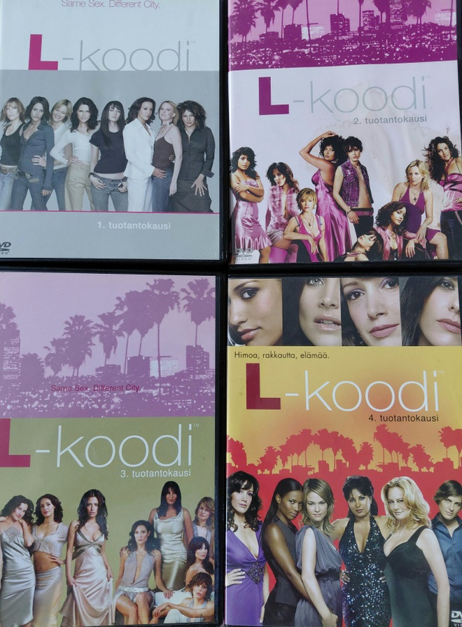 L - KOODI  SARJA  1 - 4 DVD