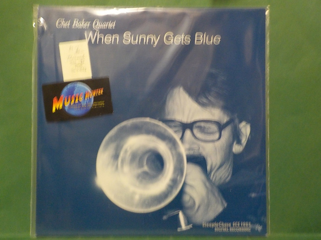 CHE T BAKER QUARTET - WHEN SUNNY GETS BLUE M-/M- LP