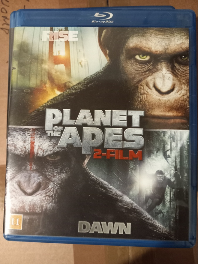 Rise/Dawn of the planet of the apes Nordic Blu-ray