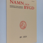 Namn och bygd 89/2001 - pikkukuva 1