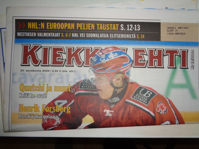 Kiekkolehti Nro 19/2009 (11.2)
