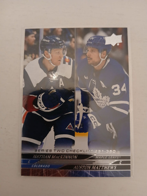 MacKINNON / Matthews - upper deck