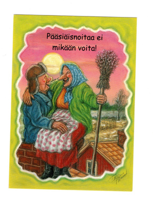 °°PÄÄSIÄISNOITAA EI MIKÄÄN VOITA!°° -KORTTI /Papron,(Hörölä)