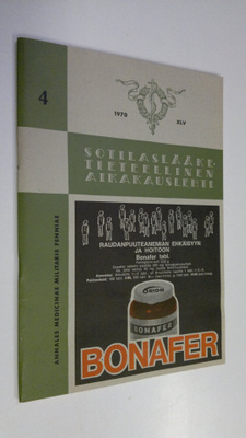 Sotilaslääketieteellinen aikakauslehti n:o 4/1970