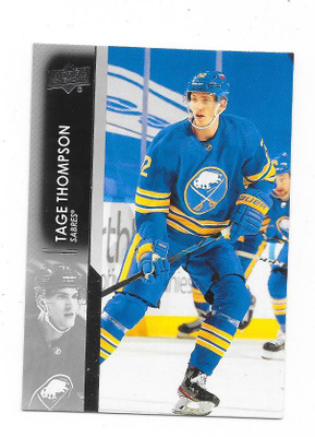 2021-22 Upper Deck #25 Tage Thompson , Buffalo Sabres