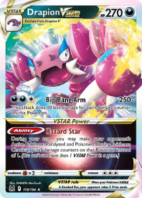 Drapion VSTAR 119/196 - Lost Origin - NM/M